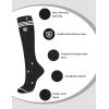 Harrison Howard 3 Pairs Premium Quality Equestrian Riding Socks for Horse Riding &Tall Boot Knee High Socks for Women(Black/Coffee/Summer Mint)