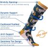 Harrison Howard 3 Pairs Premium Quality Equestrian Riding Socks for Horse Riding &Tall Boot Knee High Socks for Women(Dance-pretty)