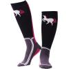 Harrison Howard 3 Pairs Premium Quality Equestrian Riding Socks for Horse Riding &Tall Boot Knee High Socks for Women(Dance-pretty)