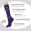 Harrison Howard 3 Pairs Premium Quality Equestrian Riding Socks for Horse Riding &Tall Boot Knee High Socks for Women(Mint/Blue/Purple)