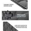 Harrison Howard 3D Air Mesh Saddle Pad for Horses – Breathable Shock-Absorbing All-Purpose English Saddle Pad(Grey)
