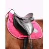 Harrison Howard 3D Air Mesh Saddle Pad for Horses – Breathable Shock-Absorbing All-Purpose English Saddle Pad(Magenta)