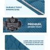 Harrison Howard 3D Air Mesh Saddle Pad for Horses – Breathable Shock-Absorbing All-Purpose English Saddle Pad(Teal)