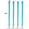 Harrison Howard 4PCS 22” Easily Packed Sturdy Nylon Bucket Straps for Hay Nets and Water Feeder Buckets-Red(4PCS Azure Blue)