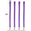 Harrison Howard 4PCS 22” Easily Packed Sturdy Nylon Bucket Straps for Hay Nets and Water Feeder Buckets-Red(4PCS Purple)