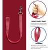 Harrison Howard 4PCS 22” Easily Packed Sturdy Nylon Bucket Straps for Hay Nets and Water Feeder Buckets-Red(4PCS Red)