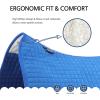 Harrison Howard All-Purpose Square Quilted Western Saddle Pad Breathable, Shock-Absorbing Saddle Pad Comfortable Fit for Horses(Blue)
