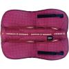 Harrison Howard Correction Half Pad with 4 Pockets and Foam Inserts with Differentiated Thickness Adjustable Horse Riding Pad with Added Cushioning and Comfort(Burgundy)