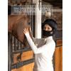 Harrison Howard Equestrian Helmet Cover with Fleece Neck Winter Riding Helmet Cover(Black)