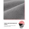 Harrison Howard Equestrian Helmet Cover with Fleece Neck Winter Riding Helmet Cover(Soft Pink)