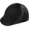 Harrison Howard Equestrian Riding Helmet Cover Sleek Velvet Luxe Hat(Piano Black)