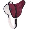 Harrison Howard Equestrian Saddle Pad Horse Riding Pad Bareback Pad with Girth(Burgundy)