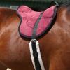 Harrison Howard Equestrian Saddle Pad Horse Riding Pad Bareback Pad with Girth(Burgundy)