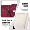 Harrison Howard Ergonomically Designed Correct Bareback Pad with Side Pockets Extra Thick Center for Maximum Support Anti-Slip Bareback Pad Comes with Matching Girth(Burgundy)