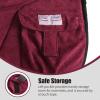 Harrison Howard Ergonomically Designed Correct Bareback Pad with Side Pockets Extra Thick Center for Maximum Support Anti-Slip Bareback Pad Comes with Matching Girth(Burgundy)