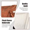 Harrison Howard Ergonomically Designed Correct Bareback Pad with Side Pockets Extra Thick Center for Maximum Support Anti-Slip Bareback Pad Comes with Matching Girth(Brown)