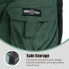 Harrison Howard Ergonomically Designed Correct Bareback Pad with Side Pockets Extra Thick Center for Maximum Support Anti-Slip Bareback Pad Comes with Matching Girth(Hunter Green)