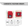 Harrison Howard Essential Premium Horse Pastern Wraps with Berber Fleece Lining Sold in Pairs Black(Red)