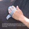 Harrison Howard Flexible Finish Horse Grooming Brush – Bendable, Comfortable Hold, Light Blue(Light Blue)