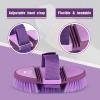 Harrison Howard Flexible Finish Horse Grooming Brush – Bendable, Comfortable Hold, Light Blue(Purple)