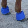 Harrison Howard Horse Bell Boots Overreach Bell Boots No-Turn Bell Boots for Horse-Durable Protective Hoof Boot(Blue)