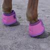 Harrison Howard Horse Bell Boots Overreach Bell Boots No-Turn Bell Boots for Horse-Durable Protective Hoof Boot(Purple)