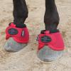 Harrison Howard Horse Bell Boots Overreach Bell Boots No-Turn Bell Boots for Horse-Durable Protective Hoof Boot(Red)