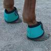 Harrison Howard Horse Bell Boots Overreach Bell Boots No-Turn Bell Boots for Horse-Durable Protective Hoof Boot(Teal)
