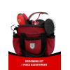 Harrison Howard Horse Grooming Brushes Kit 7 pieces with Organizer Tote Equine Care Series Horse Brush Sets Red(Red)