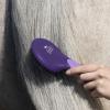 Harrison Howard Horse Mane and Tail Brush – Professional Grooming Brush, Equestrian Detangler, Non-Slip, Purple(Purple)