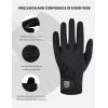 Harrison Howard Horse Riding Gloves All-Season Lightweight Non-Slip for Gardening, Running Equestrian Riding Gloves(black)