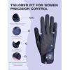 Harrison Howard Horse Riding Gloves Comfortable Grip for Gardening, Running or Cycling Lightweight Gloves(navy)