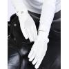 Harrison Howard Horse Riding Gloves Comfortable Grip for Gardening, Running or Cycling Lightweight Gloves(white)