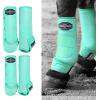 Harrison Howard Horse Sport Medicine Front Shock-Absorbing Boots All-Round Lower Limb Protection & Support Sport Boots Athletic Boots Perfect for Endurance Training and Performance Aquamarine M(Mint)