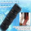 Harrison Howard Ice Boot for Horse Cool Gel Pack Leg Wrap for Treating Full Leg, Knee, Hock Injuries Reusable Ice Cooling Therapy, Universal Size(Black)