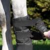 Harrison Howard Ice Boot for Horse Cool Gel Pack Leg Wrap for Treating Full Leg, Knee, Hock Injuries Reusable Ice Cooling Therapy, Universal Size(Black)