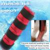 Harrison Howard Ice Boot for Horse Cool Gel Pack Leg Wrap for Treating Full Leg, Knee, Hock Injuries Reusable Ice Cooling Therapy, Universal Size(Red)