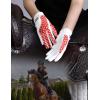 Harrison Howard Kids Horse Riding Mesh Gloves Comfortable Grip for Horse Riding, Running Girl Gloves(white)