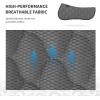 Harrison Howard Mesh Riding Half Pad for English Saddle Comfortable Cushioning Reduce Pressure on Horse’s Back(Grey)