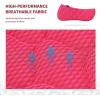 Harrison Howard Mesh Riding Half Pad for English Saddle Comfortable Cushioning Reduce Pressure on Horse’s Back(Magenta)