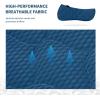 Harrison Howard Mesh Riding Half Pad for English Saddle Comfortable Cushioning Reduce Pressure on Horse’s Back(Teal)