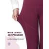 Harrison Howard Riding Pants for Girls Knee Patch Horse Riding Tights Kids Perfect for Schooling, Training, Daily Riding(Burgundy)