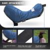 Harrison Howard Trail Seat Saver Western Tack Saddle Ride-on Pad with Cushion Bottom Helps Distribute Back Pressure(Blue)
