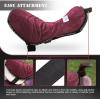 Harrison Howard Trail Seat Saver Western Tack Saddle Ride-on Pad with Cushion Bottom Helps Distribute Back Pressure(Burgundy)