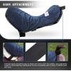 Harrison Howard Trail Seat Saver Western Tack Saddle Ride-on Pad with Cushion Bottom Helps Distribute Back Pressure(Navy)
