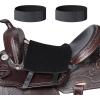 Harrison Howard Western Saddle Anti-Slip Natural Grip Horse Saddle Seat Cover Riding with 2 Elastic Leg Bands – Medium(Large)