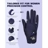Harrison Howard Women Horse Riding Gloves Comfortable Grip for Gardening, Running Lightweight Equestrian Riding Gloves(navy)