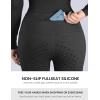 Harrison Howard Women’s Full Seat Riding Tights with Double-Layer Pockets Equestrian Breeches for Women(Black)