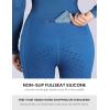 Harrison Howard Women’s Full Seat Riding Tights with Double-Layer Pockets Equestrian Breeches for Women(Blue)