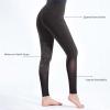 Women’s Riding Breeches Equestrian Riding Pants with Silicone Grip and Ventilated Mesh Fabric Active Riding Tights(Black)